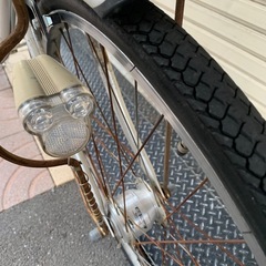 IncenceHDR シルバー　ママチャリ　自転車　26インチ　変速付きの画像