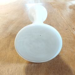 花瓶 フラワーベース 花生 花入 白 インテリア オブジェ /HJ-0570 2Fの画像