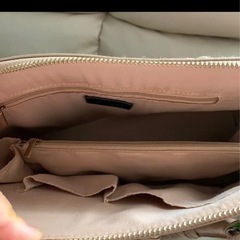 バッグ　グレイル　スカーフ巻き　キレイめ　美品　ベージュの画像