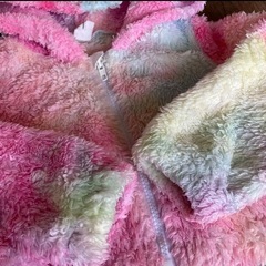 セットアップ 女の子 もこもこ 100㎝の画像