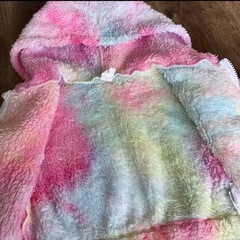 セットアップ 女の子 もこもこ 100㎝の画像