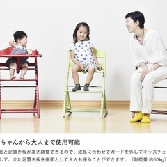 大和屋 すくすくチェア プラス ベビーチェア の画像