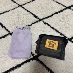 ピクミン、マチあり黒エコバッグ　ペットボトルカバー　　の画像