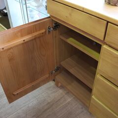 【川崎市宮前区リサイクルオフ】ニトリ　NITORI　ローチェスト　W80cmの画像