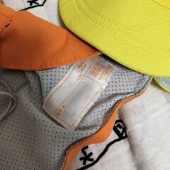 子供用 帽子 体操帽 日よけつき3つの画像