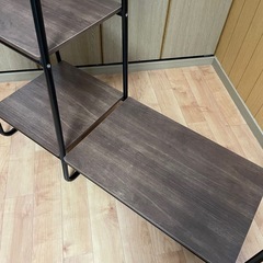 ハンガーラック　ラック付きの画像