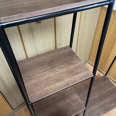 ハンガーラック　ラック付きの画像