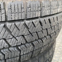 【お話中】軽自動車.ブリヂストン.VRX2.スタッドレス.社外ホイール.4本セット.155/65R13の画像