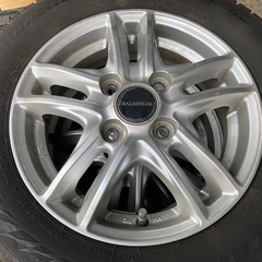 【お話中】軽自動車.ブリヂストン.VRX2.スタッドレス.社外ホイール.4本セット.155/65R13の画像