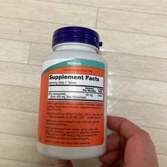 now Zinc 50mg（亜鉛）の画像