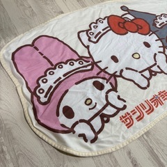 サンリオ ハローキティ クロミ マイメロディもこもこ毛布ひざ掛け布団ブランケットの画像