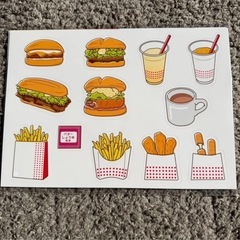 つくってみよう！ハンバーガー　シールセット　おしごとたいけんばっぐバッグなど　の画像