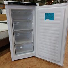 【愛品館 市原店】Haier　2022年製　102L　1ドア冷凍庫　JF-NU102C　【愛市IR018526-104】の画像