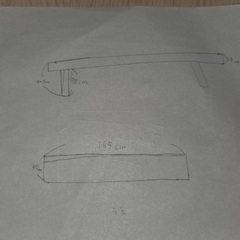 天然木　ベンチ型チェア　ダイニングチェアの画像