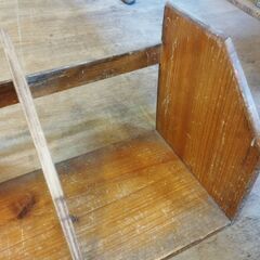 昭和レトロ 木製 本立て ブックスタンド レトロ /HJ-0567 2Fの画像