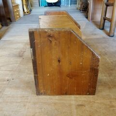 昭和レトロ 木製 本立て ブックスタンド レトロ /HJ-0567 2Fの画像