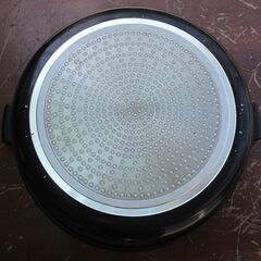 ☆パール金属 H-8036 ゆとり庵 フッ素加工 IH対応◆ガラス蓋付 すきやき鍋28cm の画像