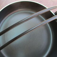 ☆パール金属 H-8036 ゆとり庵 フッ素加工 IH対応◆ガラス蓋付 すきやき鍋28cm の画像