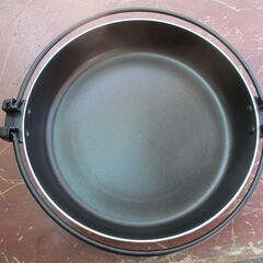 ☆パール金属 H-8036 ゆとり庵 フッ素加工 IH対応◆ガラス蓋付 すきやき鍋28cm の画像