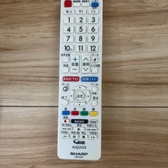 ジャンク品 SHARP AQUOS 液晶テレビ 2022年製 リモコン付き 19インチ ホワイトの画像