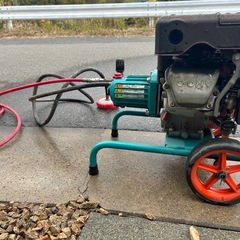 ◆動作良好！ 高圧洗浄機 クボタ SDW1109 エンジン高圧洗浄機 クボタ の画像