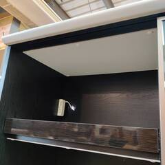 【愛品倶楽部柏店】KAGA 1枚スライド扉120カウンター リコ 幅120cmの画像