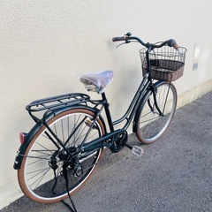 ※決まりました！※　26インチ 6段変速、足回りはめちゃ丈夫なカートリッジ式BBのママチャリ中古自転車。防犯登録も込みの料金なので、販売所絵名とか手間なく乗れますよの画像