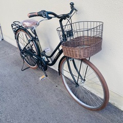 ※決まりました！※　26インチ 6段変速、足回りはめちゃ丈夫なカートリッジ式BBのママチャリ中古自転車。防犯登録も込みの料金なので、販売所絵名とか手間なく乗れますよの画像