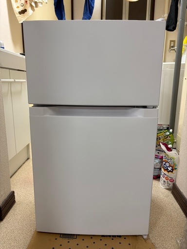 PRC-B092D-W　冷蔵冷凍庫　2022年製