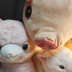 大型ぬいぐるみ　多数　１７体　（スヌーピー５体）　他　ユーホーキャッチャー景品などの画像