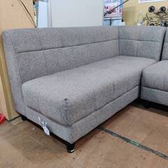 【愛品倶楽部柏店】NITORI ニトリ 左肘カウチソファ(座面下収納付き) ＋2人掛けソファ SET ※脚を外しても使用可能の画像