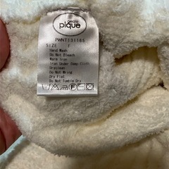 試着のみ　ジェラートピケ　パーカー　モコモコの画像