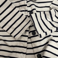 【80】リボン付き カーディガン アウター 女の子 冬服の画像