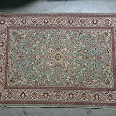 未使用/保管品/ラグマット/絨毯/ペルシャ/インテリア/シルクの画像