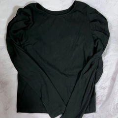 Re:EDIT リエディ　パフスリーブリブクルーネックカットソー2枚の画像