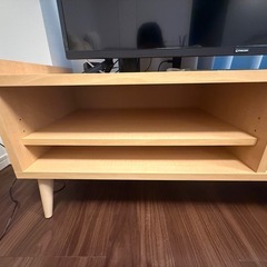 【美品】北欧ナチュラル　テレビボード120cmの画像