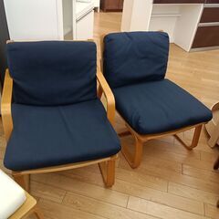 ★リユースのサカイつくば店★TK7381 無印良品 ダイニングテーブルセット4人用 ナチュラル H60×D65×W131 クリーニング済みの画像