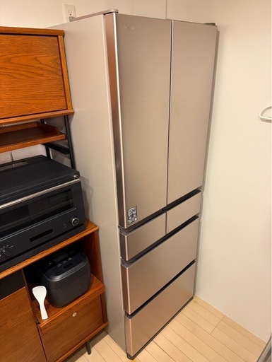 【ほぼ未使用2025年製】HITACHI冷蔵庫 R-HWC49X(N)保証書付き