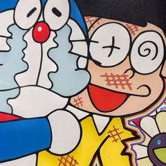 村上隆 版画 ドラえもん 友情よ、永遠に！！ ED300の画像