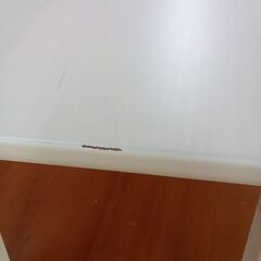 ★リユースのサカイつくば店★TK7382  センターテーブル ホワイト H40×D55×W106 クリーニング済みの画像