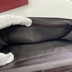本物 Salvatore Ferragamo 長財布 コインケース付き カード入れ ガンチーニ 66 8744 レザー ブラウン系 フェラガモ 札幌市手稲区の画像