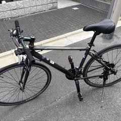 プレシジョンスポーツクロスバイク グレー700Cの画像