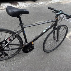 プレシジョンスポーツクロスバイク グレー700Cの画像