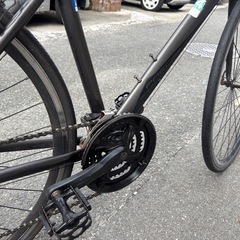 プレシジョンスポーツクロスバイク グレー700Cの画像