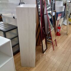 ★リユースのサカイつくば店★TK7384  収納棚 ホワイト H125×D30×W62 クリーニング済みの画像