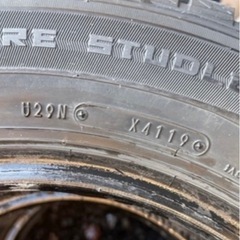 195/65R15 2019年 ダンロップ wm01 スタッドレスタイヤ ２本の画像