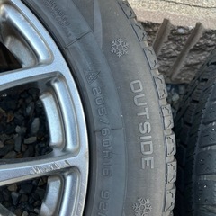 スタッドレスアルミホイル4本セットの画像