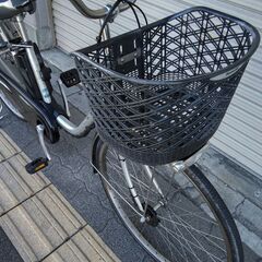 [Panasonic]ViVi(ビビ)DX 26吋電動アシスト自転車 8.9Ahバッテリー+充電器+キー2本付き(プラズマシルバー)の画像