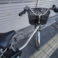 [Panasonic]ViVi(ビビ)DX 26吋電動アシスト自転車 8.9Ahバッテリー+充電器+キー2本付き(プラズマシルバー)の画像