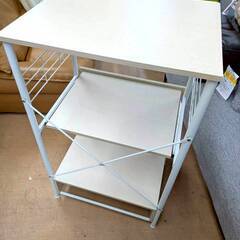 ニトリ レンジラック バリオ 60 ホワイト キッチンの画像